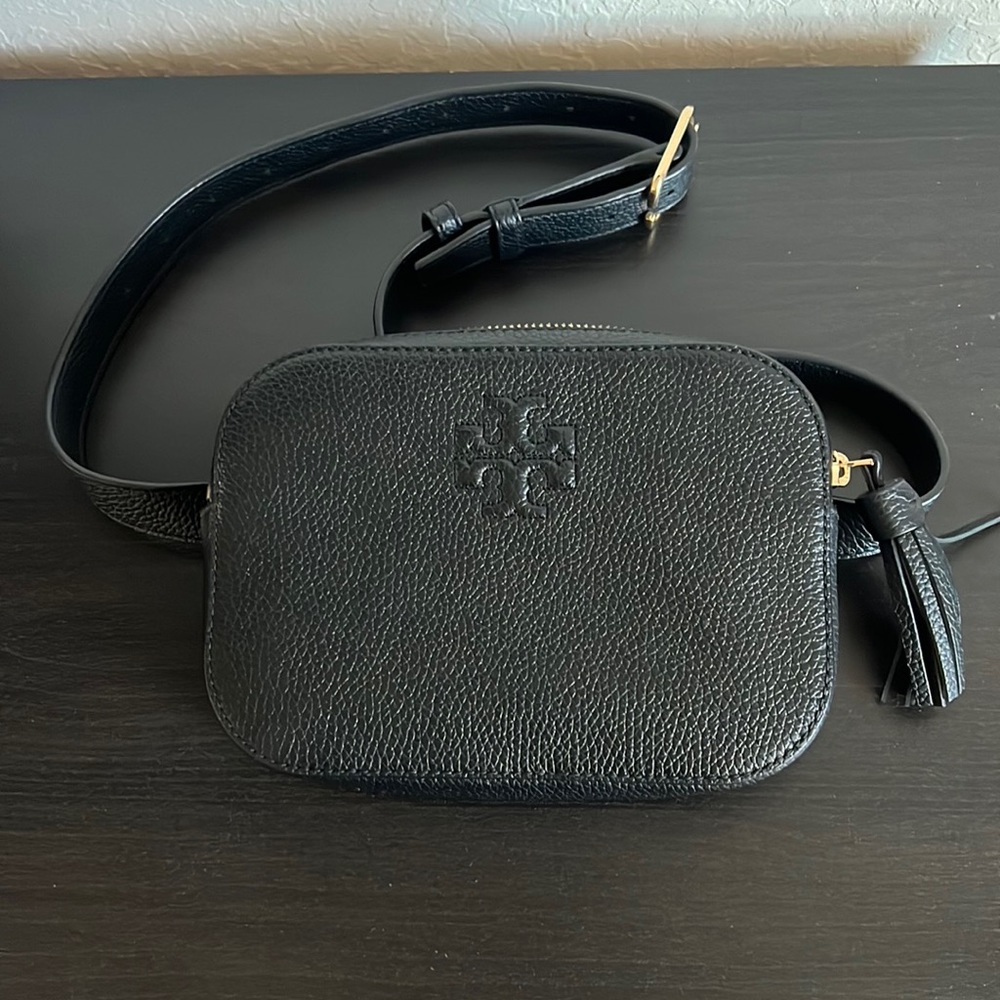 Black Tory Burch belt bag